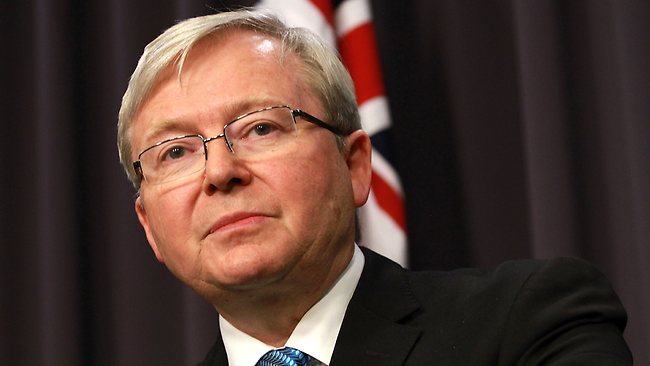 Kevin Rudd Australian Prime Minister Says Economy Key Issue In Election Guardian Liberty Voice