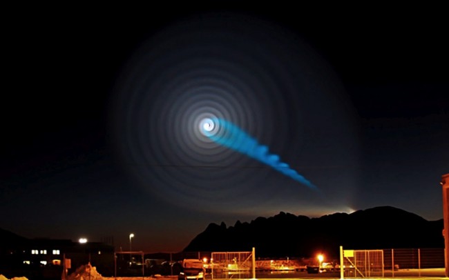 Norway spiral UFO sighting