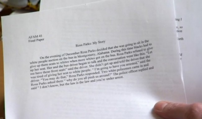 UNC-Student-Rosa-Parks-Essay-Shows-Flaw-