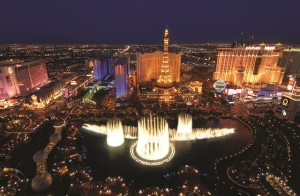 Las Vegas Strip Dusk Summer events Guardian Express