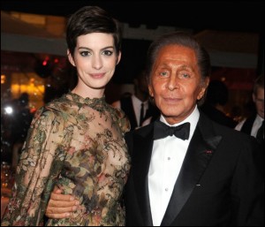 Anne Hathaway Valentino Garavani Wedding Dress Design