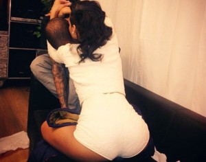 rihanna hugs chris brown