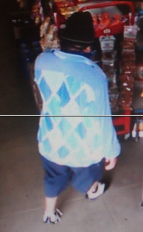 A Market Robbery Suspect Captured on Camera