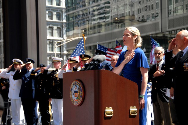 Chicago Ceremonial Wreath Laying by First Deputy Superintendent Alfonza Wysinger