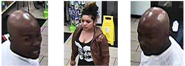 Las Vegas: Black male and Hispanic female suspect wanted for robbery