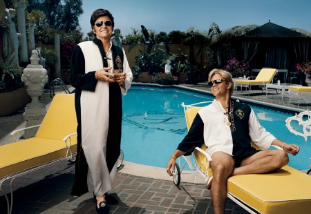 behind the candelabra