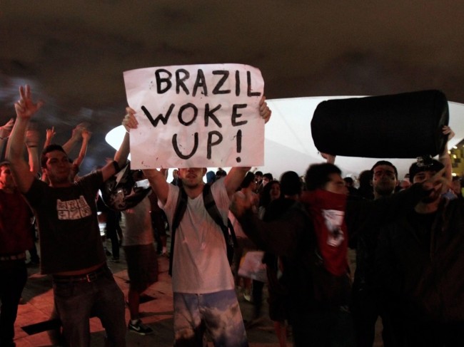Brazil Faces Angry Massess (Video) 1 Brazil Protest II