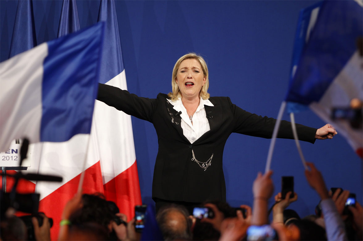 Marine Le Pen, the leader of France's
