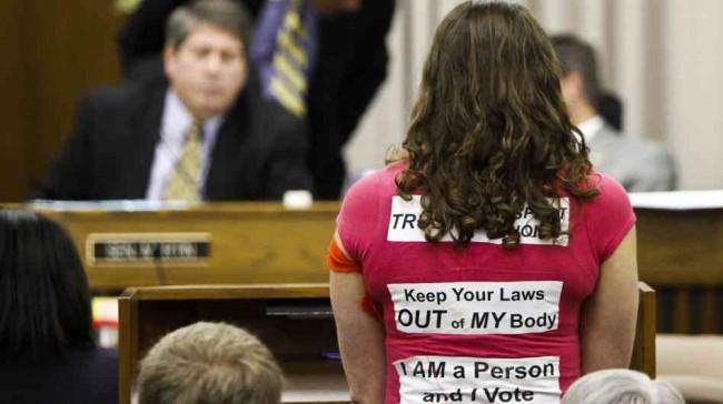 Republican's Fight To Protect Their Right To Control Womens Bodies