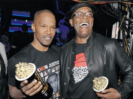 Foxx and Jackson talk Zimmerman verdict at Comic Con