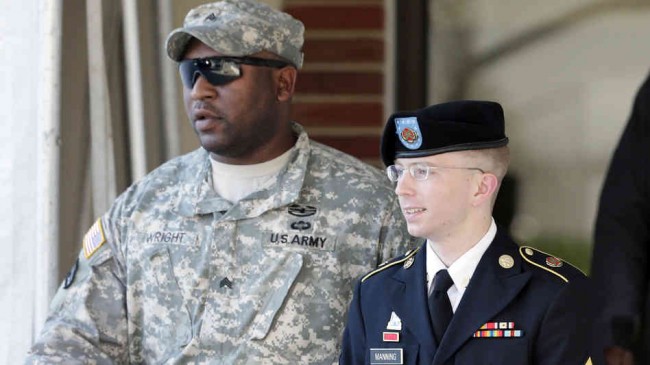Bradley Manning Innocent of Aiding the Enemy but Could Still Face 136 Year Sentence (Video)