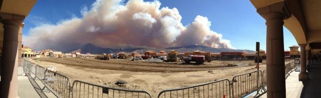 California Banning Fire (Silver Fire)