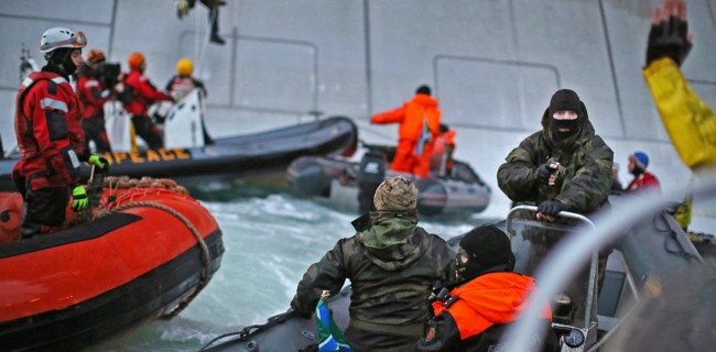 Greenpeace Protests Lead to Piracy Charges