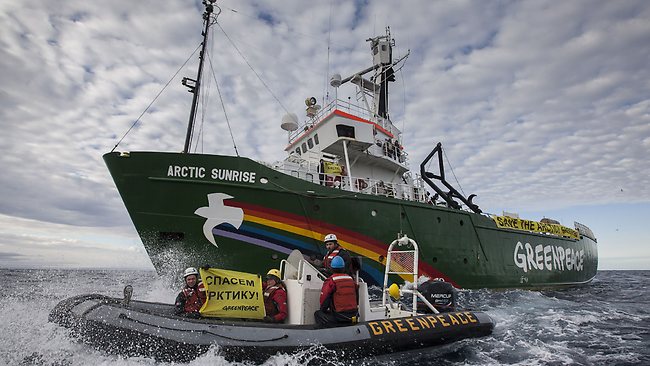 Greenpeace Website Gives Live Timeline of Activists Fate