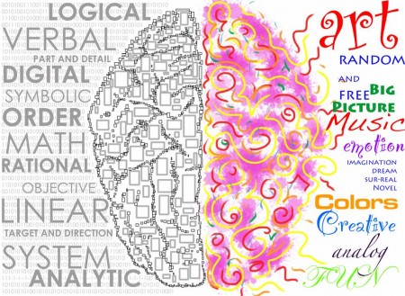 right brained left brained lateralization