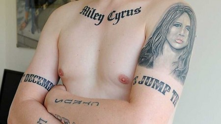 Miley Cyrus Fan Has 21 Miley Tattoos and Planning Another