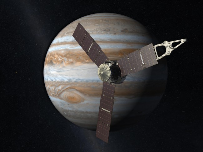 NASA's Juno to Gain Gravity Speed Boost from Earth to Slingshot Towards Jupiter 1 NASA's Juno to slingshot towards Jupiter using Earth Flyby