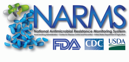 National Antimicrobial Resistance Monitoring System logo
