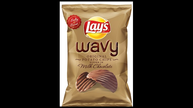 Potato Chips Covered with Chocolate 