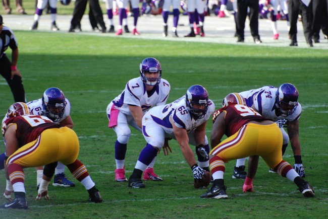 Vikings QB Ponder vs Redskins