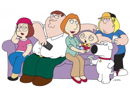 Predicted Programming? Family Guy Mocked Autonomous Zones 20 Years Ago Explained Family-guy-family-and-pet-Brian-450x337