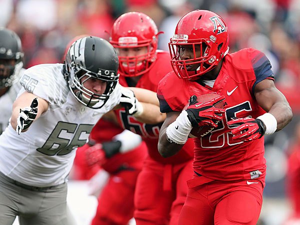 Ka'Deem Carey and the Arizona Wildcats upset the Oregon Ducks.