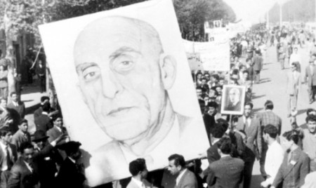 Mossadegh's face adorns posters in Iran