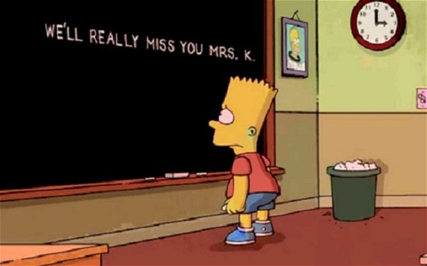 The Simpsons Touching Tribute to Edna Krabappel