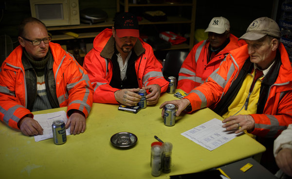 Alcoholics exchange work for beer in Amsterdam