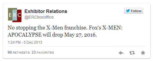 Apocalypse movie confirmed by ERC