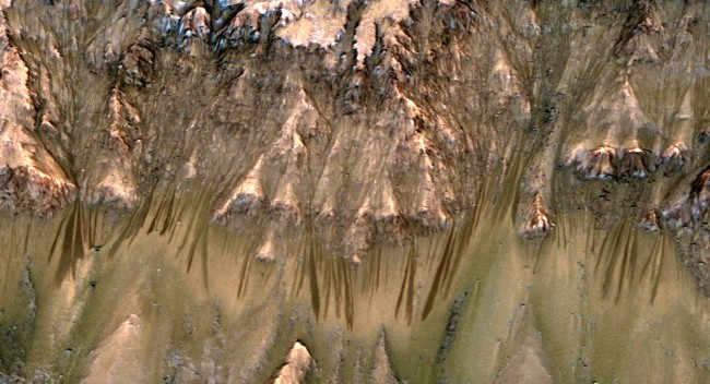 NASA says water may be on Mars