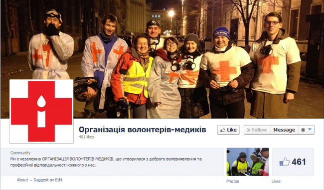 Organizaton of Volunteer Doctores Facebook page