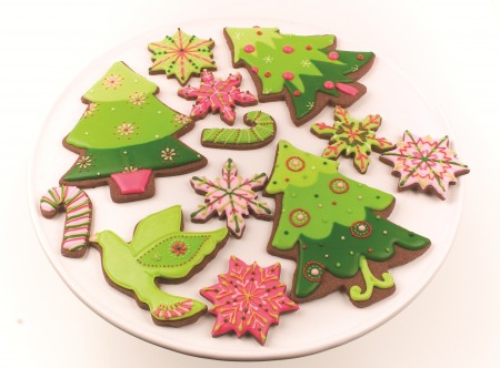 Christmas Cookies on plate