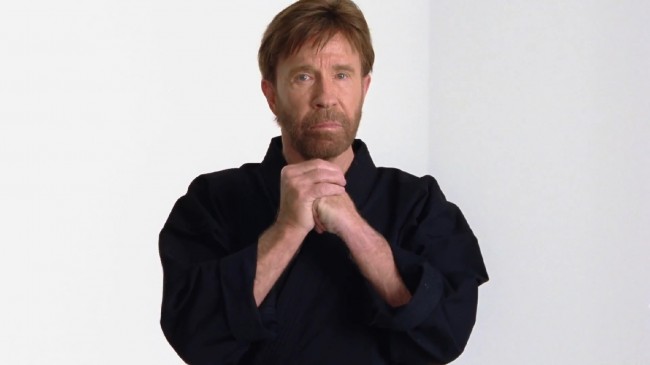 chuck norris - epic split