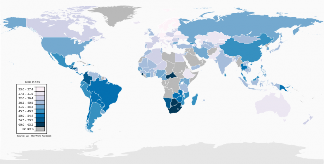 GINI Index and affluenza