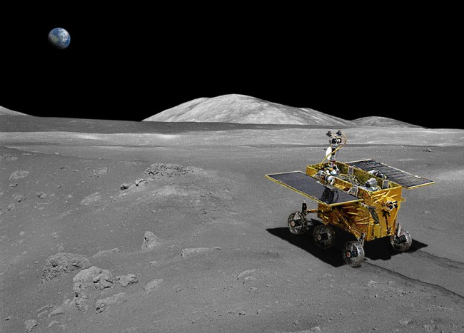 China Lands on the Moon deploys Jade Rabbit
