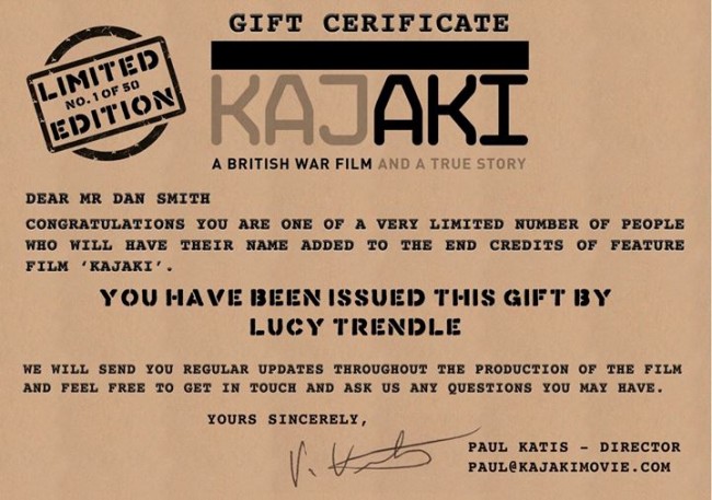 Kajaki: First Modern British War Film 