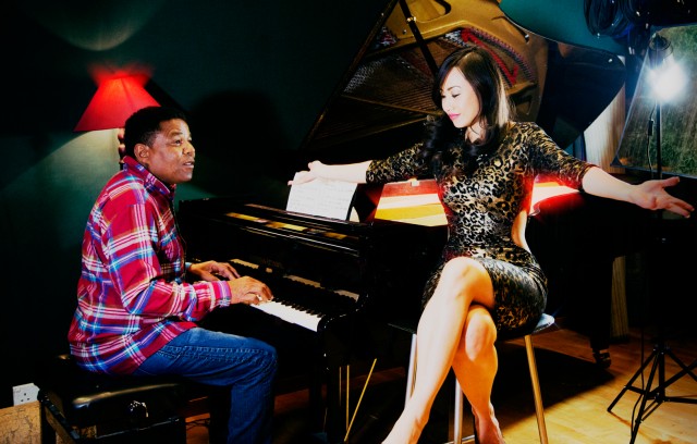 Tito Jackson and Ayi Jihu in London Studio Recording New Song