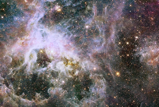 NASA Hubble Space Telescope Captures Birth of Stars in Tarantula Nebula