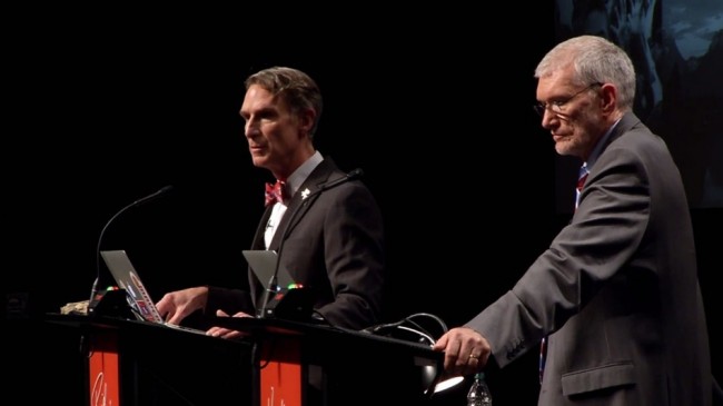 Bill Nye and Ken Ham discuss the origin of life.