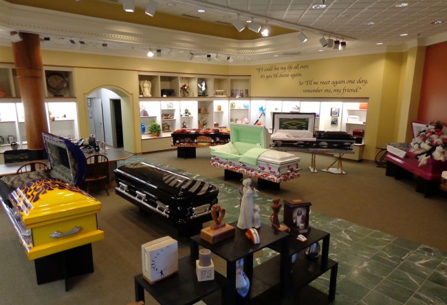 Shopping Mall Funeral Store