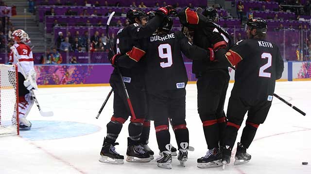 Sochi Winter Olympics Team Canada