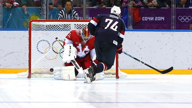 TJ Oshie Carries U.S. Past Russia in Shootout 1 TJ Oshie