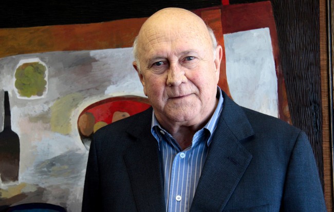 F W De Klerk South Africa