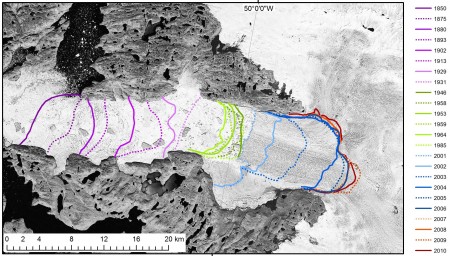 greenland's jakobshavn glacier