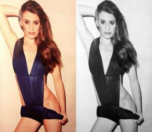 Lea Michele Shows Some Serious Skins in V Magazine Photoshoot