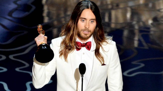 Jared Leto Takes Oscar and the World Jared Leto