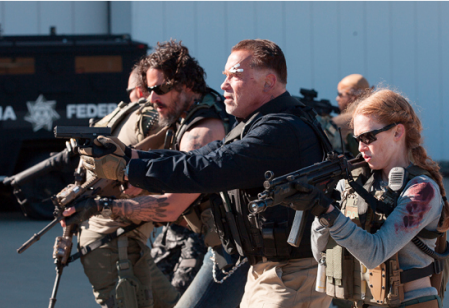 Arnold Schwarzenegger in Sabotage a Grownup Film for Grownup Fans