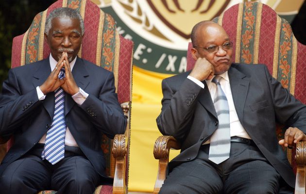 South Africa Mbeki and Zuma