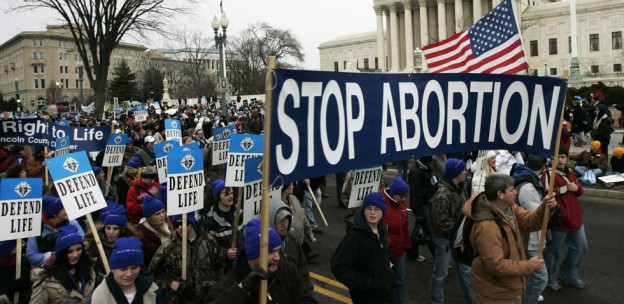 pro-life demonstrator